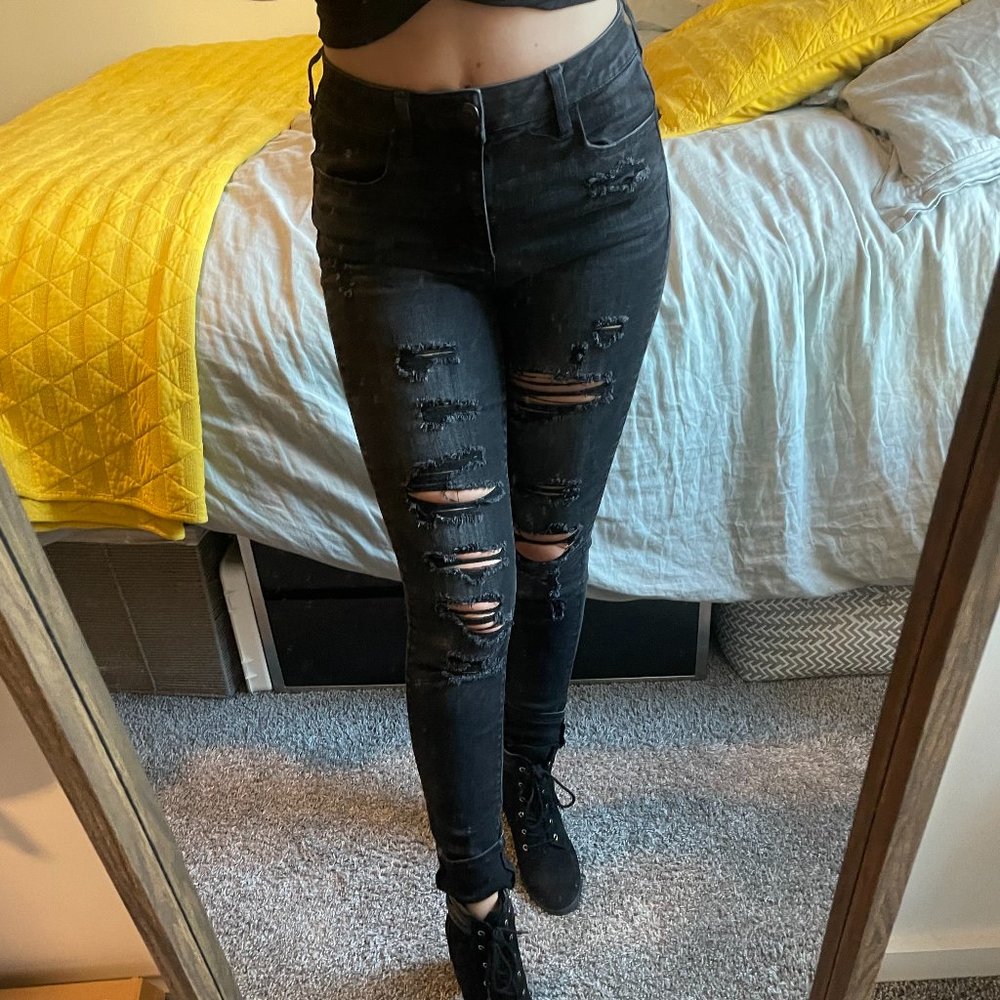 American Eagle Black Denim Jeans